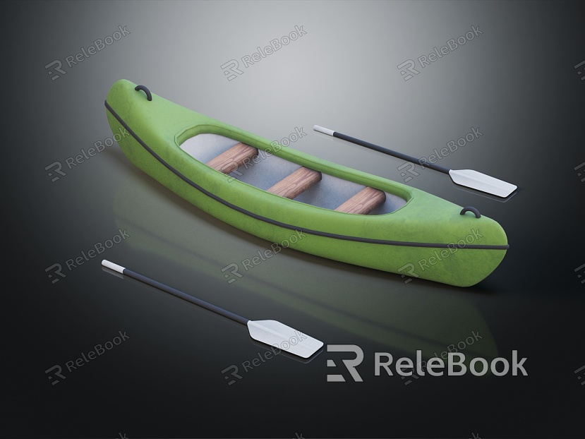 Modern Boat Small Boat Fishing Boat Speedboat model