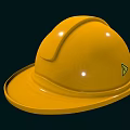 Shiny Yellow Safety Helmet For Workplace Construction Site Safety Protection