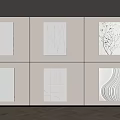 Six Different White Abstract Wall Decor Pieces For Modern Interior Design