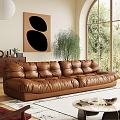 Modern Retro Sofa 3d model