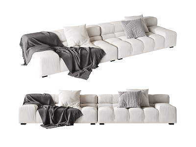 Modern double sofa model