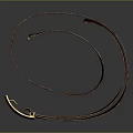 Genuine Brown Leather Belt With Gold Buckle For Daily Life Accessory Use
