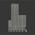 Modern Office Building Exterior Architecture With Glass Windows And Multiple Floors Design
