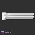 White Decorative Molding Trim For Interior Wall And Ceiling Decoration