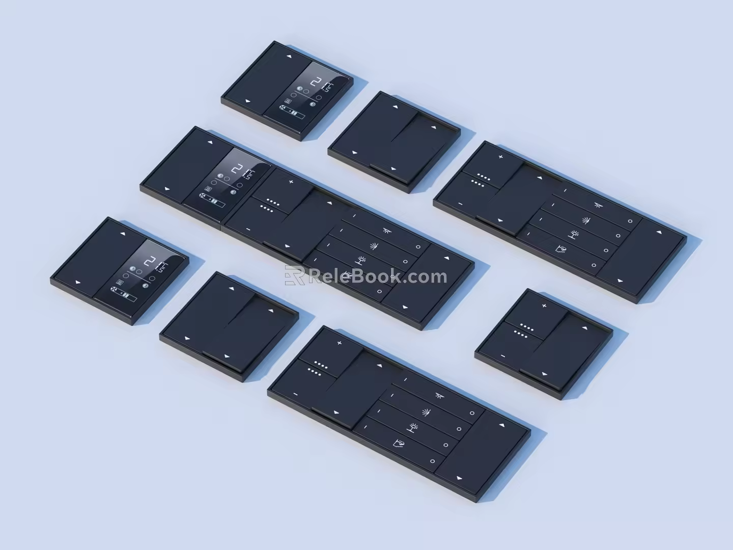Switch socket panel 3d model