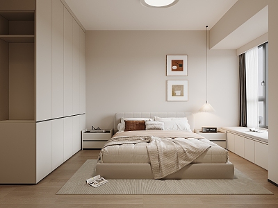 Modern Master Bedroom model