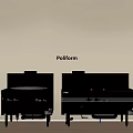 Poliform Professional Kitchen Appliances With Stainless Steel Cooking Equipment And Lids