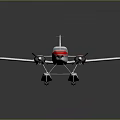 Red And White Winged Spacecraft Design For Cosmic Exploration Missions