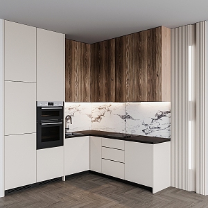 Modern Kitchen Cabinets 3d model