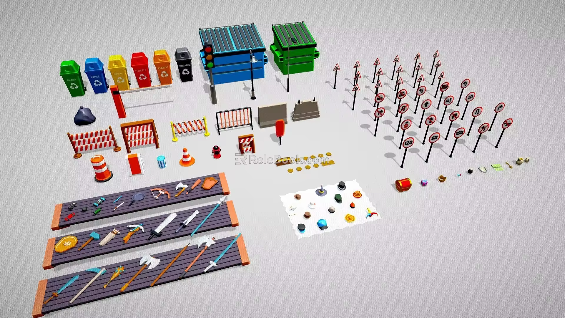 Game props 3d model