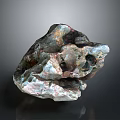 Natural Wood Stone Formation Featuring Rough Texture Irregular Shape And Pink Gray Hues