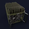 Portable Green Power Station for Outdoor Mobile Digital Devices with Handle and Ports