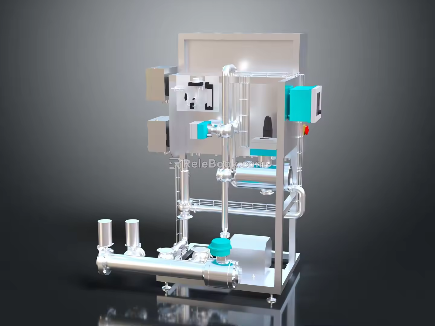 Modern Sci-Fi Equipment Laboratory Experimental Equipment Sci-Fi Items Sci-Fi Components High-Tech Components 3d model