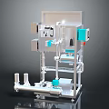 Modern Sci-Fi Equipment Laboratory Experimental Equipment Sci-Fi Items Sci-Fi Components High-Tech Components 3d model
