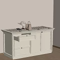 White Cabinet With Handbag Eyeglasses And Table Lamp In Light Room With Wooden Floor