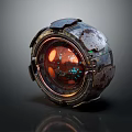 Modern Sci-Fi Equipment Scientific Detector Sci-Fi Components High-Tech Components 3d model