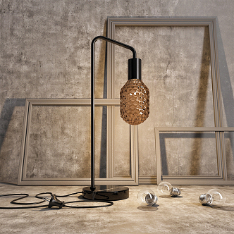 Industrial LOFT Table Lamp 3d model