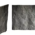 Gray Slate Wall Surface With Natural Cracked Texture And Detailed Pattern For Interior Decor