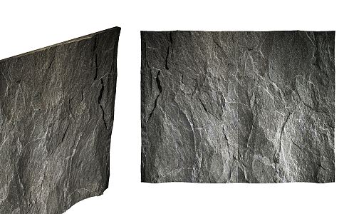 Modern wall background slate 3d model