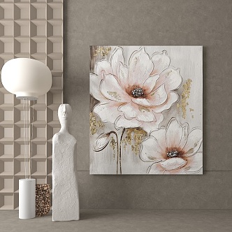 modern decorative painting 3d model