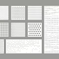Various Perforated Patterns On Decorative Panels With Different Hole Designs