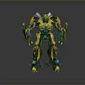 Bumblebee Transformers Robot Toy Sci-Fi Robot Figure 3d model