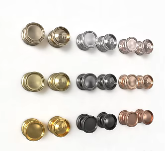 Door Handle Metal Door Handle Hand Metal silver Rose Gold Black 3d model