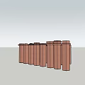 Architectural Columns Featuring Various Designs And Sizes For Decorative Use
