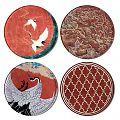 Round carpet 3d model