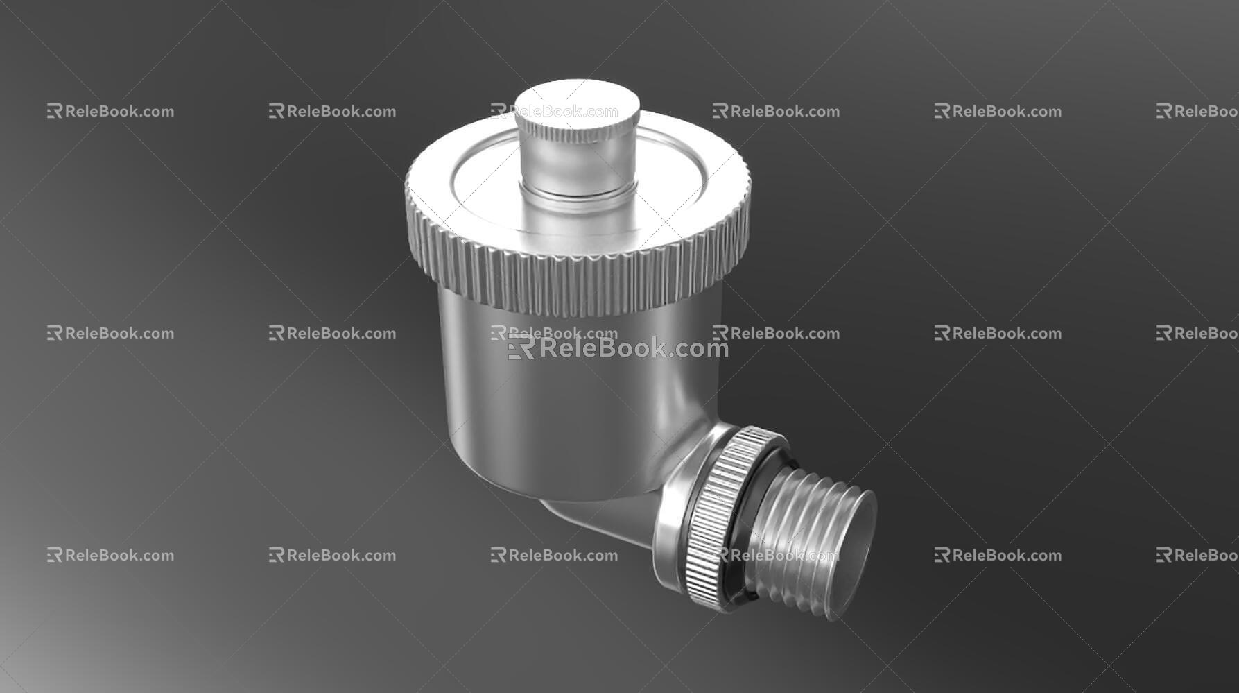 Full automatic exhaust valve elbow exhaust valve 3d model