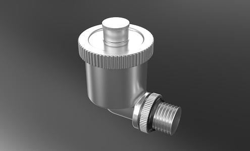 Full automatic exhaust valve elbow exhaust valve 3d model