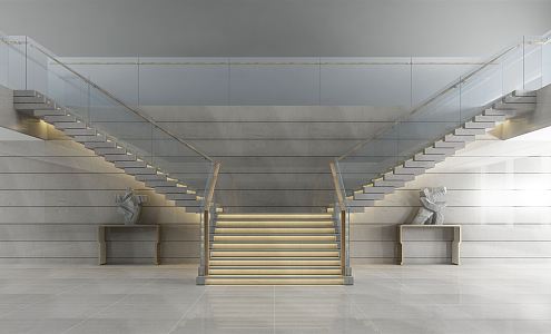 Modern Stairs 3d model