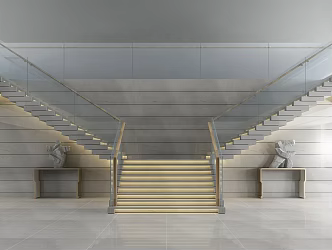 Modern Stairs 3d model