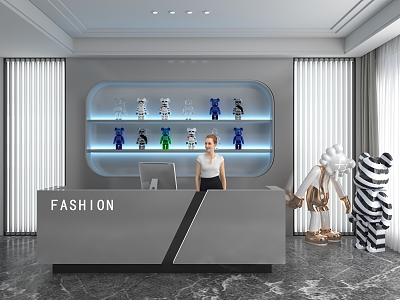 Front Desk 3d model