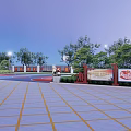 Modern Fire Station Building With Red Accents White Exterior And Green Landscaping