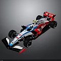 Alfa Romeo Formula 1 Race Car With Red White Blue Livery And Aerodynamic Design Features