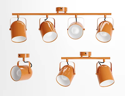 Modern Spotlights Track Spotlights 3d model