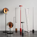 Modern floor lamp floor lamp combination 3d model