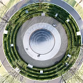 Modern Viewing Deck Park Plant Labyrinth Rotating Stairs Twelve Constellation Theme Viewing Tower Viewing Pavilion Landscape Structures 3d model