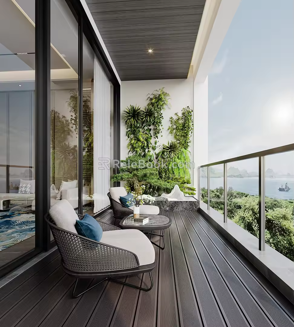 Balcony 3d model