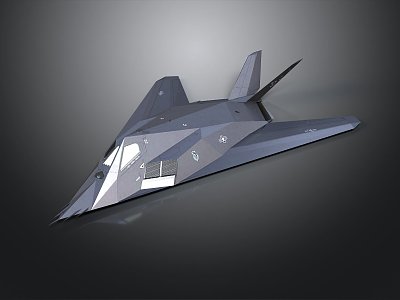 117 stealth aircraft stealth fighter stealth aircraft military aircraft stealth bomber 3d model