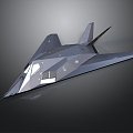 117 stealth aircraft stealth fighter stealth aircraft military aircraft stealth bomber 3d model