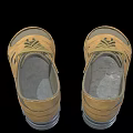 Brown Casual Sneakers With Mesh Panels And Lace Up Design Durable Sole