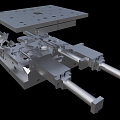 Pipe industry mold structure equipment structure 3d model