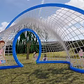 Modern climbing net steel structure children'special-shaped climbing amusement facilities 3d model