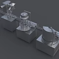 Advanced Industrial Production Line Equipment With Conveyor Belt And Machinery Components