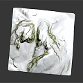 Wooden Stone Decorative Slab Featuring Green And White Natural Textures For Interior Design
