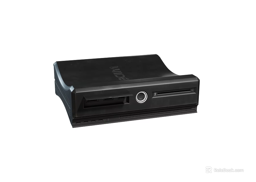 LG External DVD Drive With Slim Black Design And USB Connectivity 3d model 