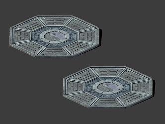 New Chinese Bagua Station 3d model