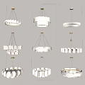 Elegant Modern Chandeliers in Various Styles With Unique White Minimalist Designs for Interior Decoration
